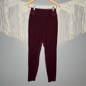 Athleta Burgundy Leggings